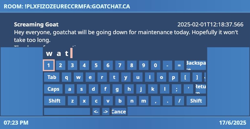 Keyboard Entry