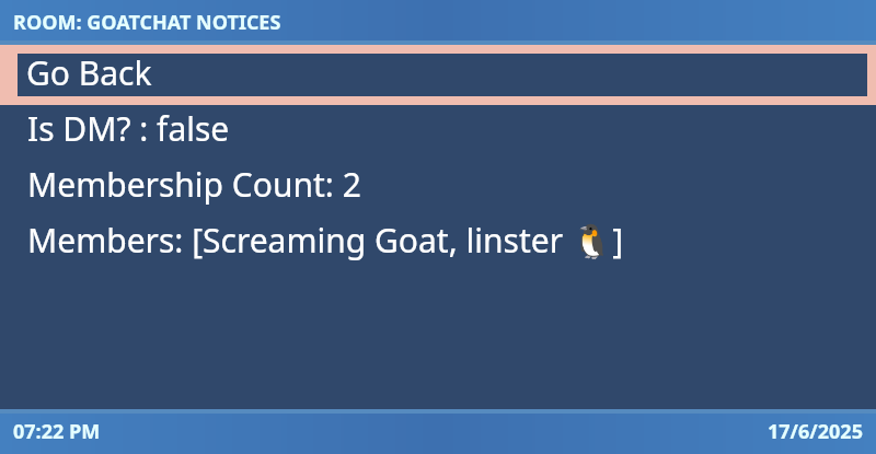 Room Info